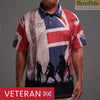 HP180_Veteran Remembrance "Lest We Forget" Full-Print Polo Shirt